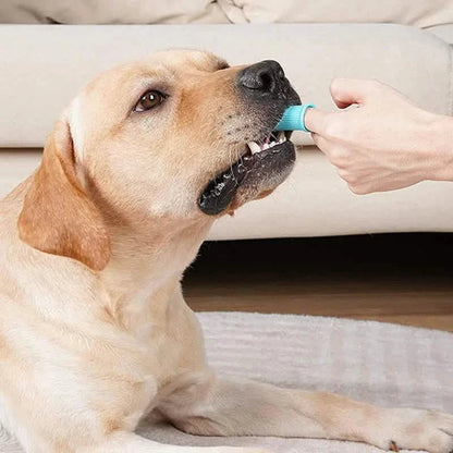 5-Pieces: Super Soft Pet Finger Toothbrush Teeth Cleaning Silicone Tooth Brush DailySale