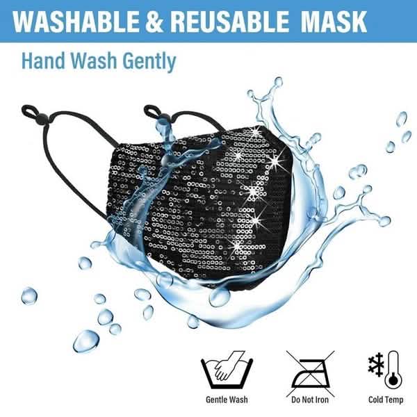 5-Pieces: Women Diamond Anti-Dust Mask DailySale