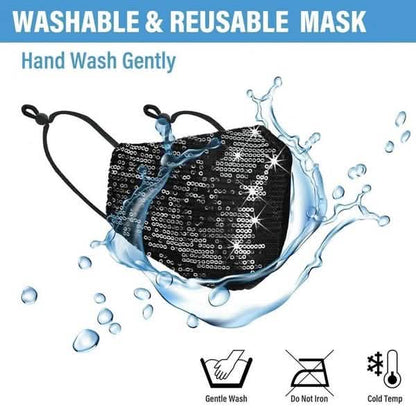 5-Pieces: Women Diamond Anti-Dust Mask DailySale