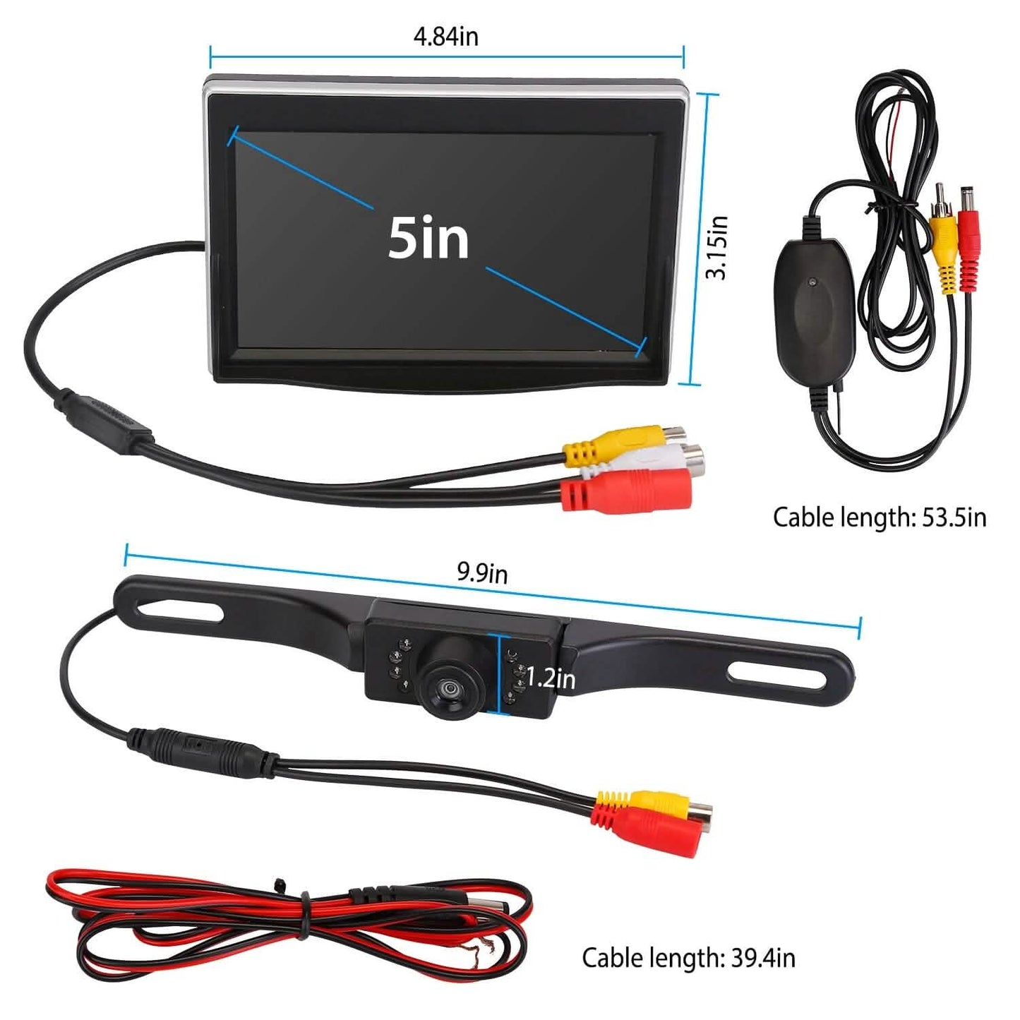 5" Screen Backup Camera Monitor Kit DailySale