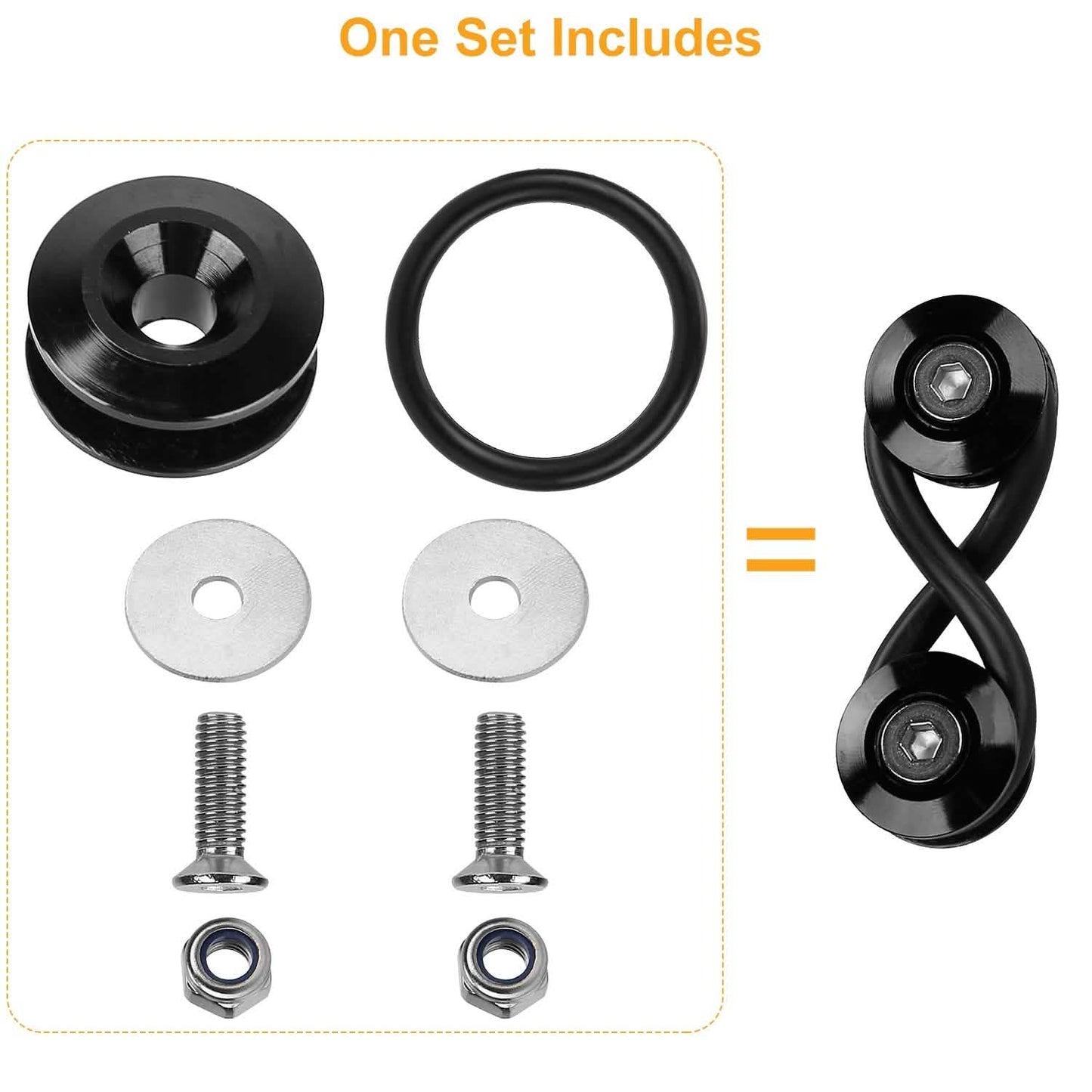 5-Set: Car Quick Release Bumper Fasteners DailySale