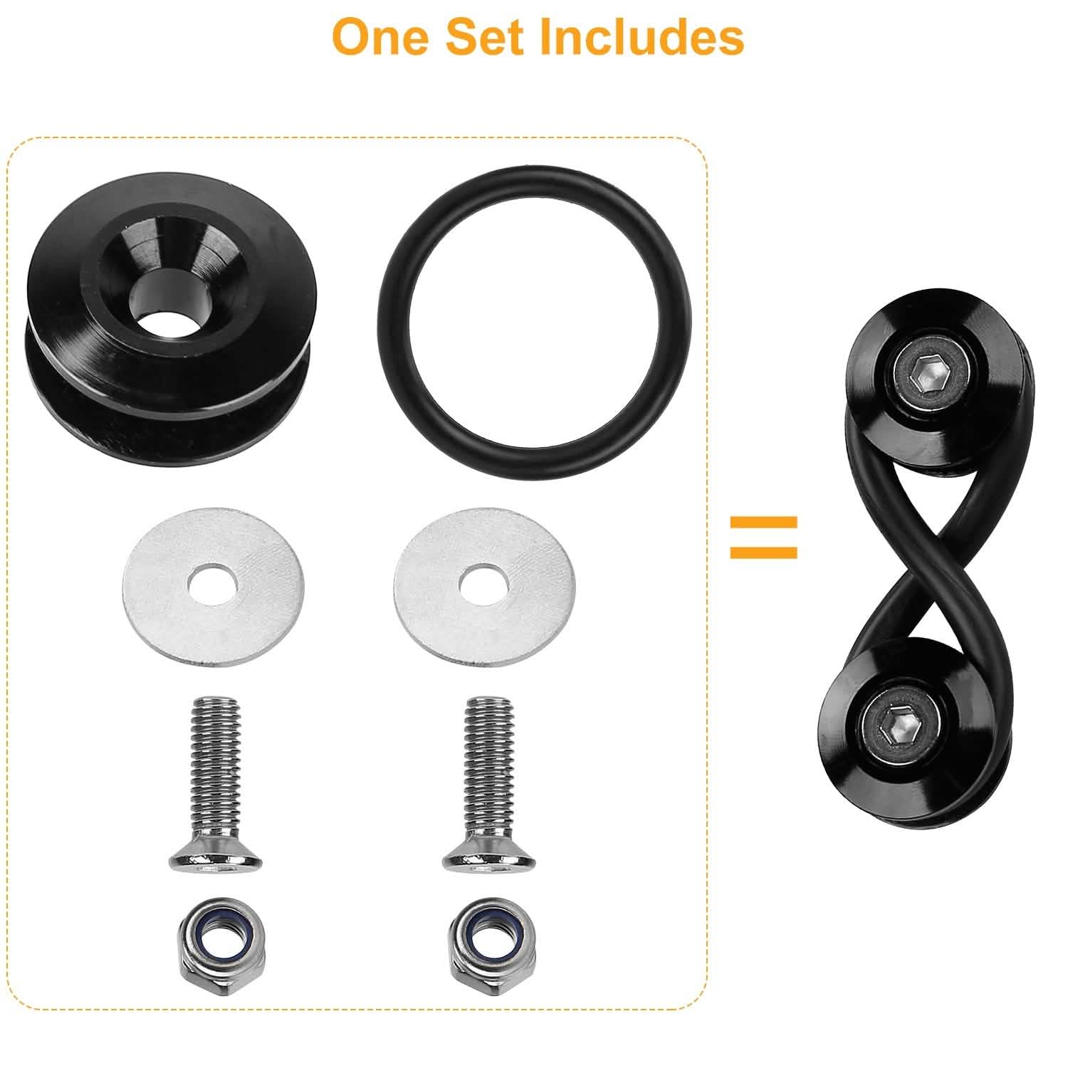 5-Set: Car Quick Release Bumper Fasteners DailySale