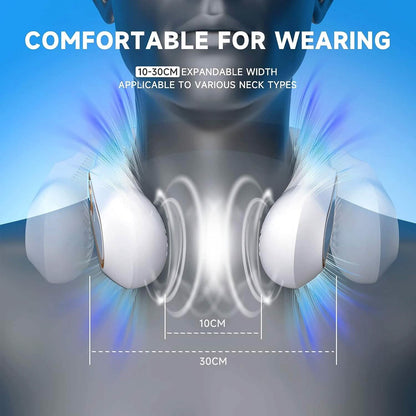5 Speeds Adjustable USB Rechargeable Battery Powered Personal Neck Fan DailySale