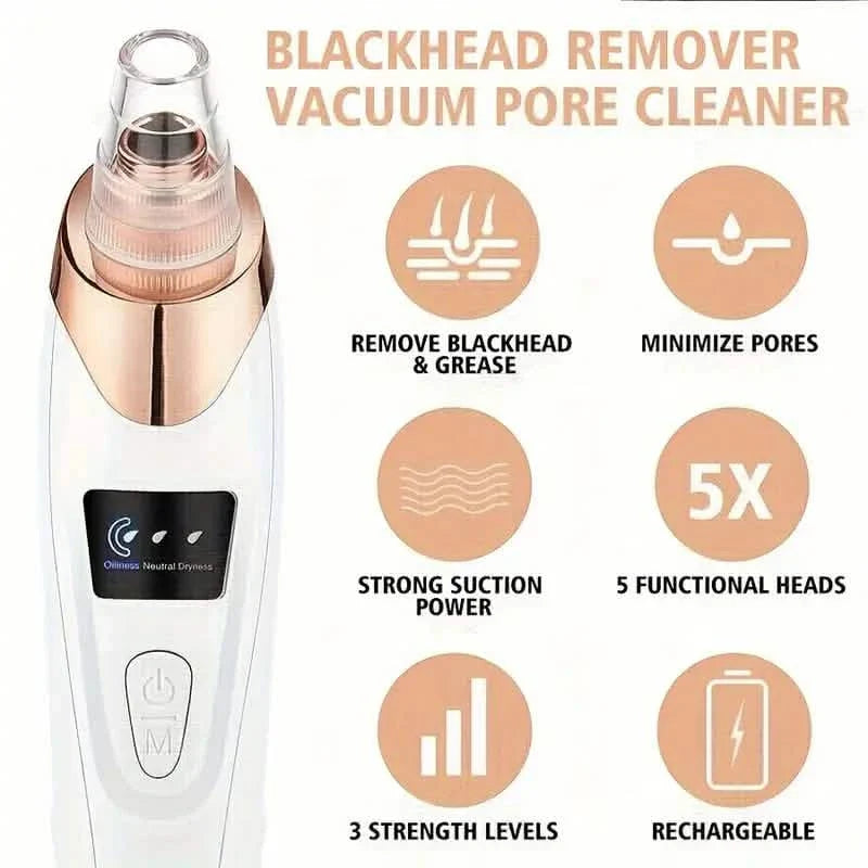 5-Suction Blackhead Removal Face Pore Cleaner DailySale