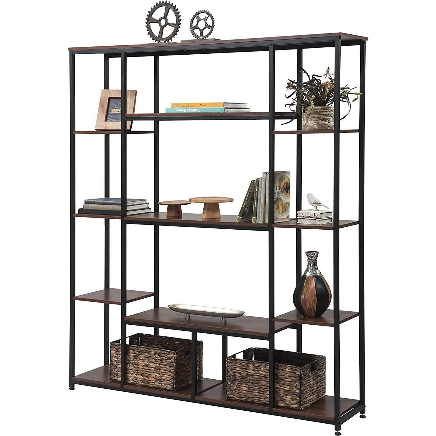 5-Tier Bookcase Bedroom Tall Bookshelf DailySale