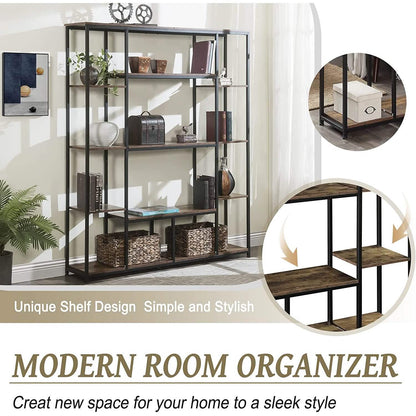 5-Tier Bookcase Bedroom Tall Bookshelf DailySale