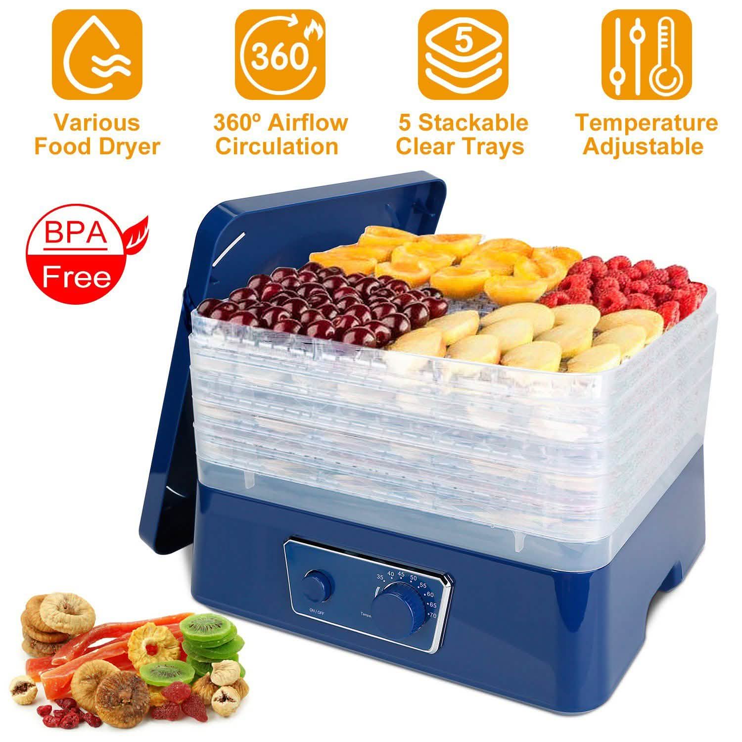 5-Tray Electric Food Dehydrator DailySale