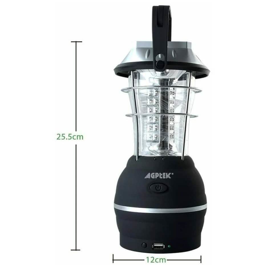 5 Way Charging 36 LED Solar Lantern Camping Light DailySale