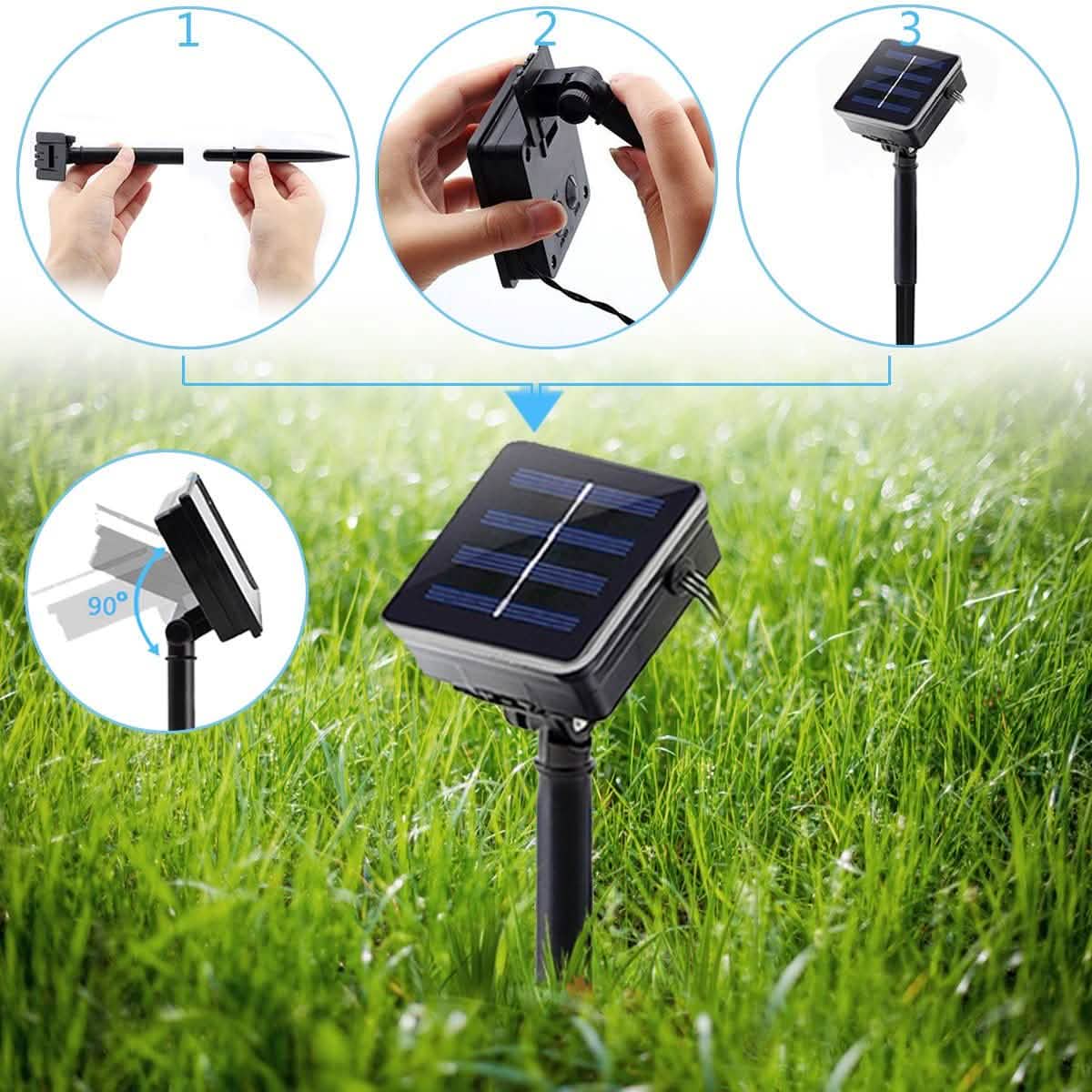 50 LED Fairy Flower Blossom Solar String Lights DailySale