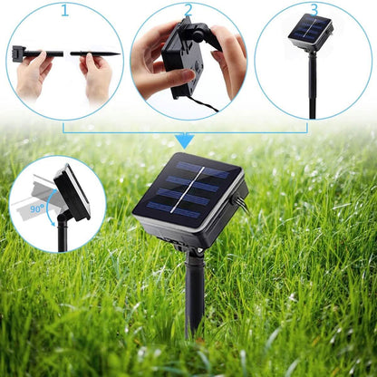 50 LED Fairy Flower Blossom Solar String Lights DailySale