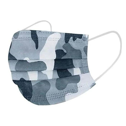 50-Pack: Camo Disposable Non-Medical 3-Ply Face Mask DailySale