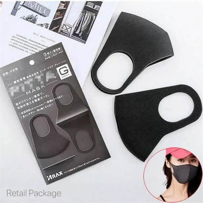 50-Pack: Reusable Double Layer Dustproof Sponge Mouth Mask DailySale