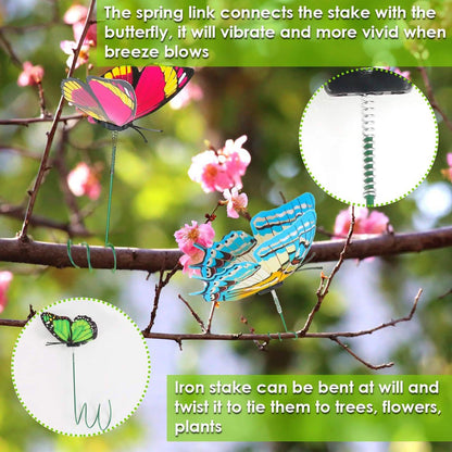 50-Piece: Butterfly Stake Ornament DailySale