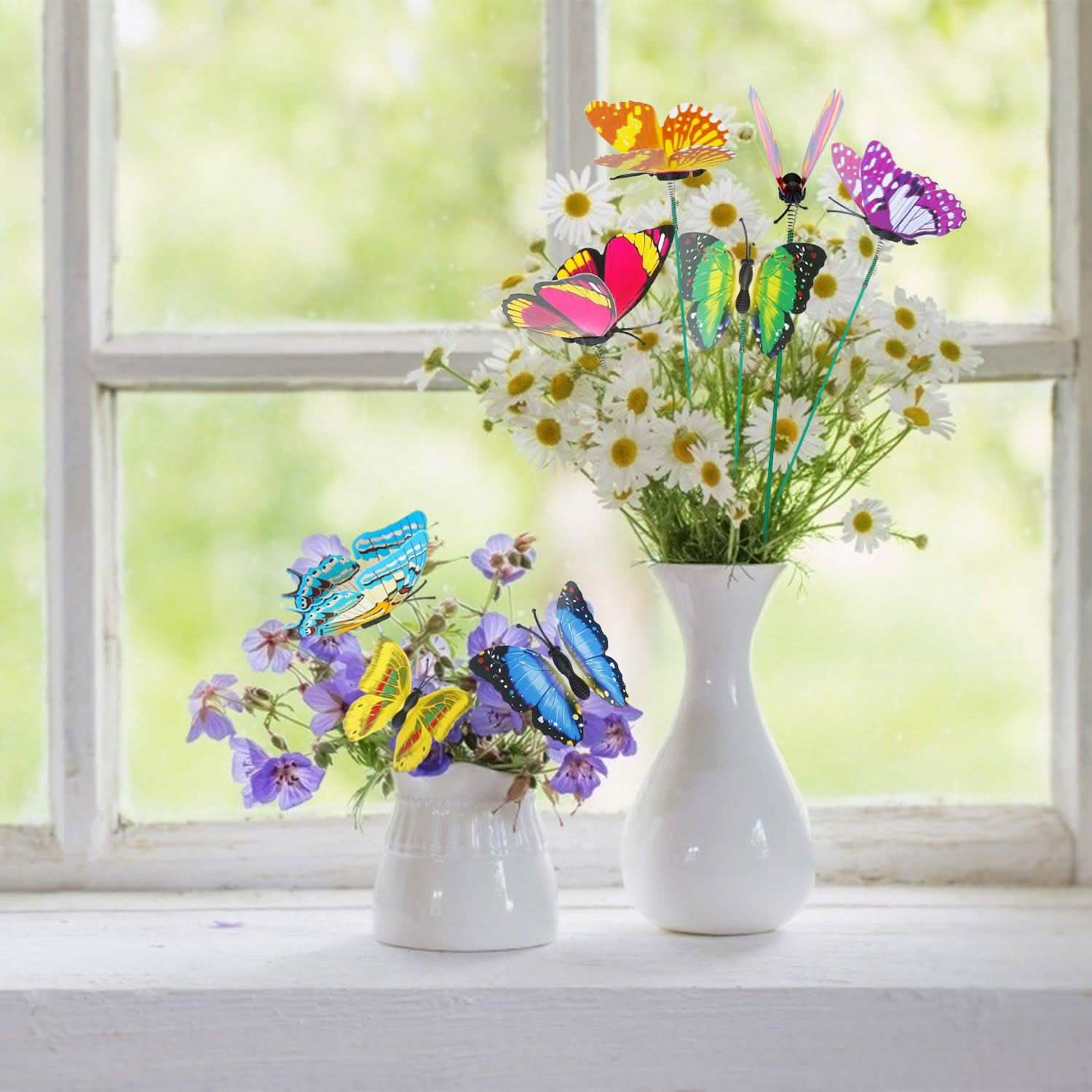 50-Piece: Butterfly Stake Ornament DailySale