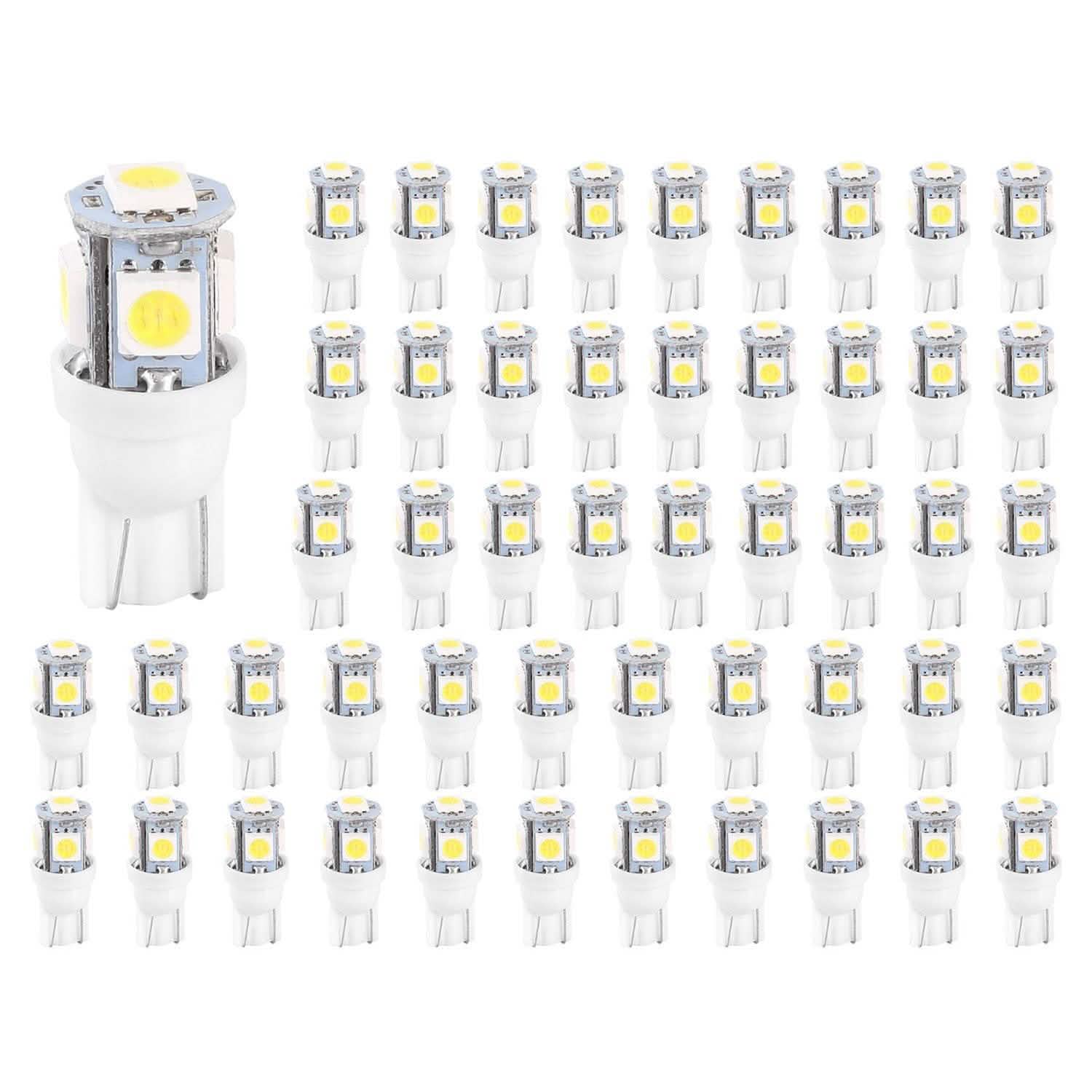 50-Piece: LED Car Light Bulbs DailySale