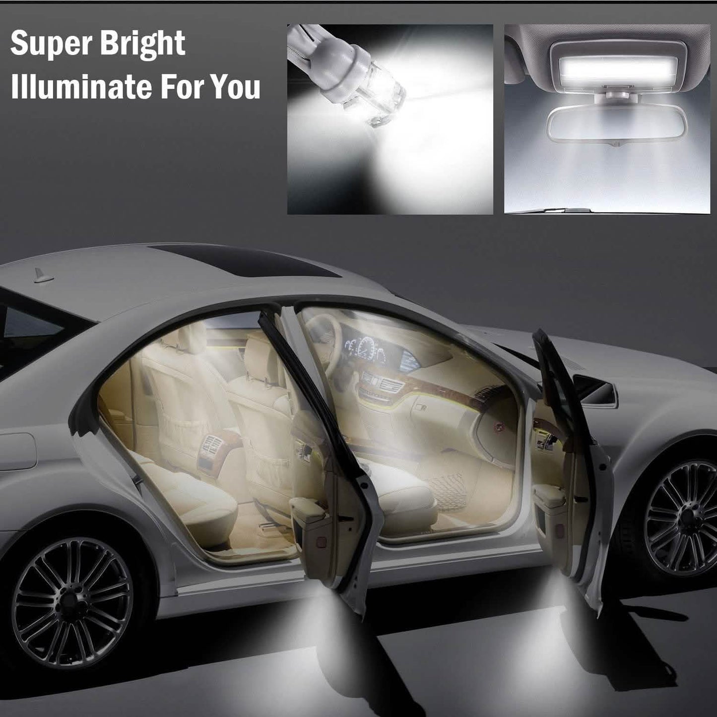 50-Piece: LED Car Light Bulbs DailySale