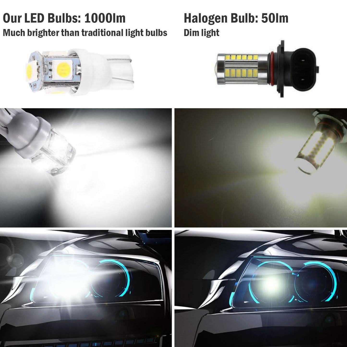 50-Piece: LED Car Light Bulbs DailySale