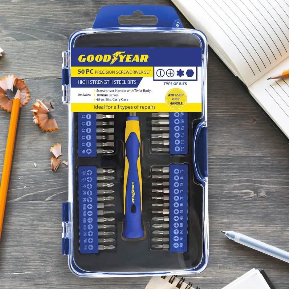 50-Piece Set: Goodyear Precision Screwdriver DailySale