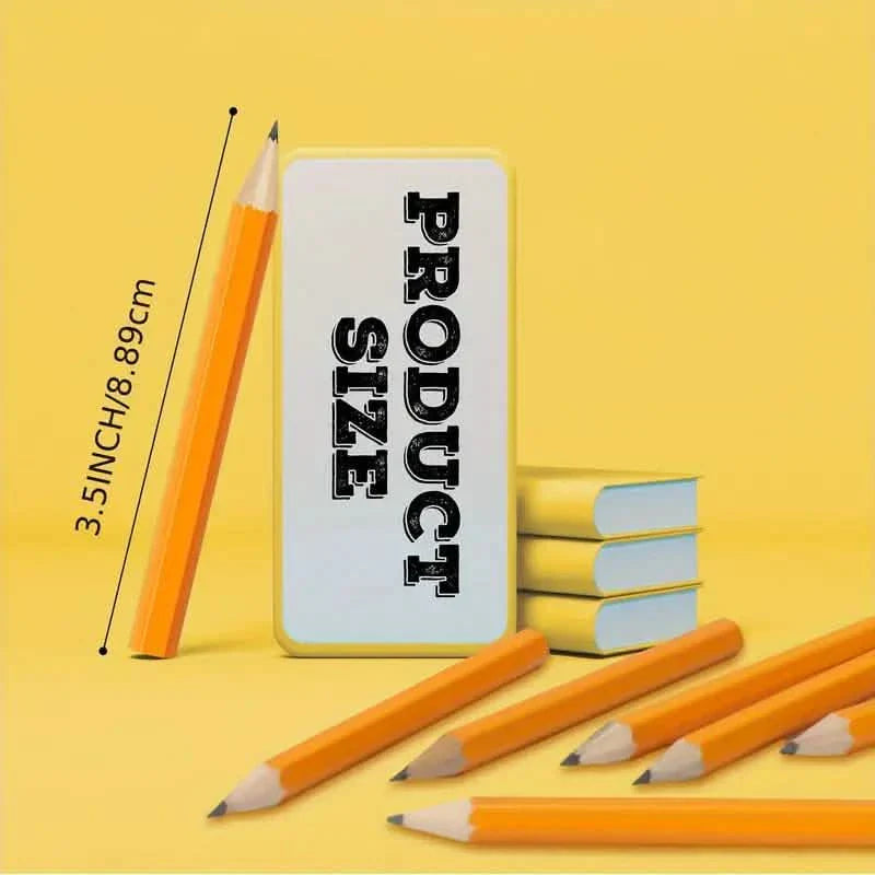 50-Pieces: 3.5" Hexagonal Golf Pencils - HB Yellow, Pre-Sharpened DailySale