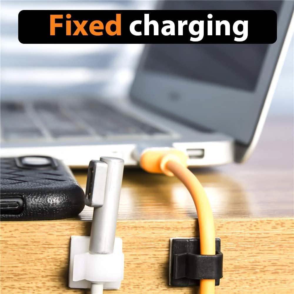 50-Pieces: Cable Clips, Adhesive Cable Organizer Cord Holder DailySale
