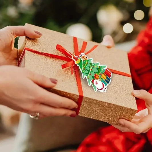 50-Pieces: Christmas Gift Box Decoration Tag DailySale