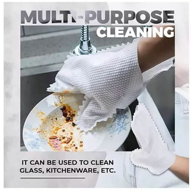 50-Pieces: Dust Cleaning Gloves Eco-friendly Disposable Gloves DailySale