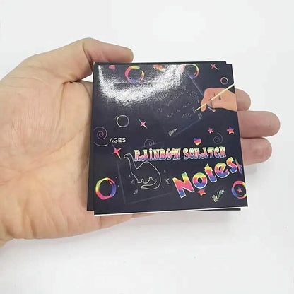 50-Pieces: Rainbow Scratch Art Kit DailySale