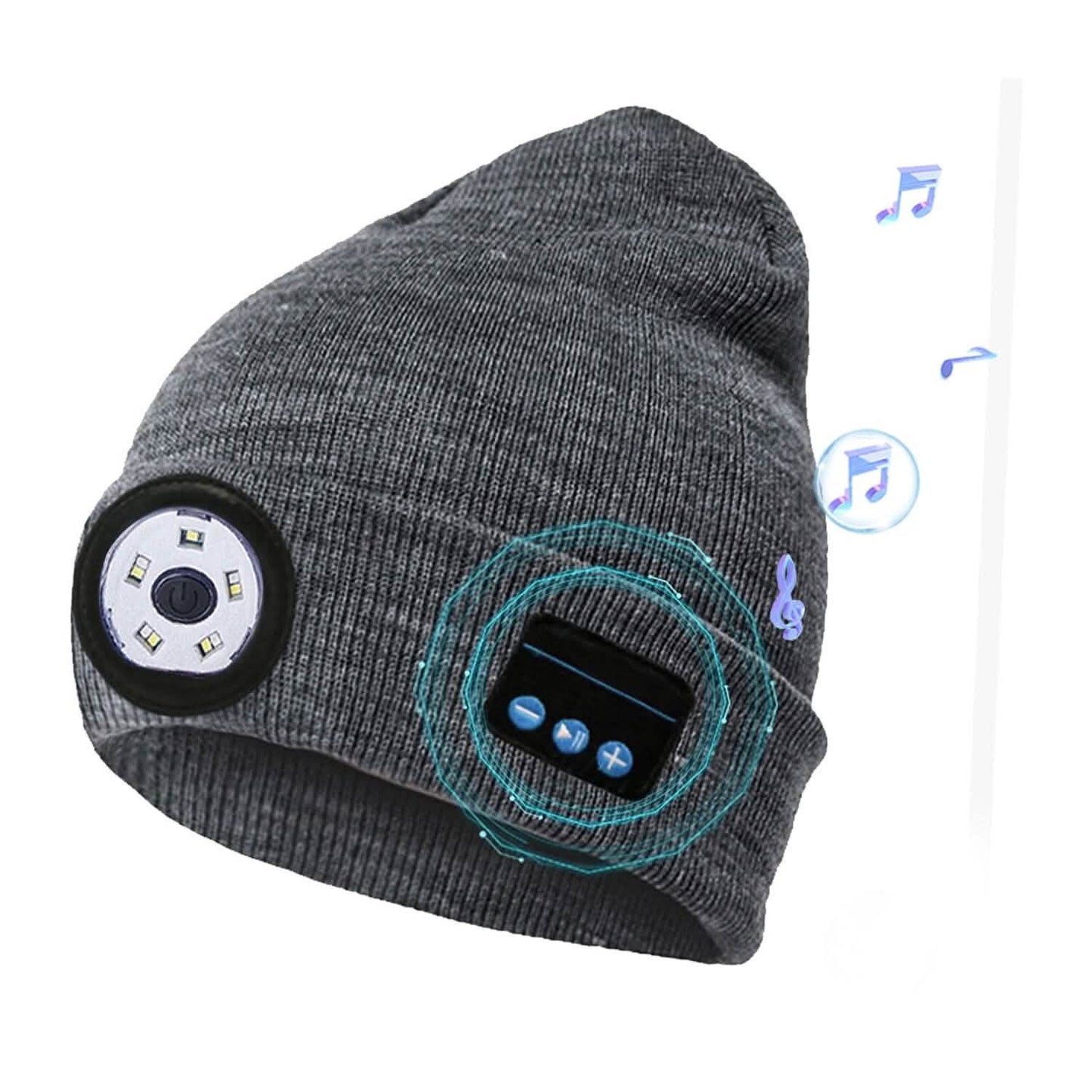 5.0 Wireless Beanie Hat with 3 Lighting Modes DailySale