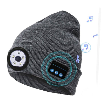5.0 Wireless Beanie Hat with 3 Lighting Modes DailySale
