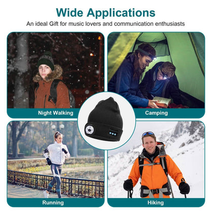 5.0 Wireless Beanie Hat with 3 Lighting Modes DailySale