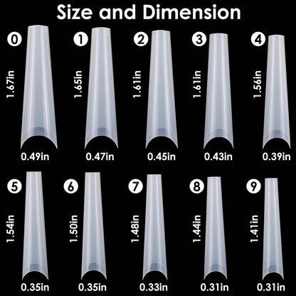 500-Piece: Long False Finger Nails DailySale