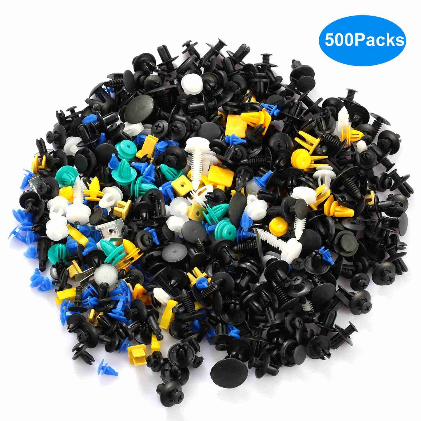 500-Pieces: 30 Kinds Bumper Fastener Rivets DailySale