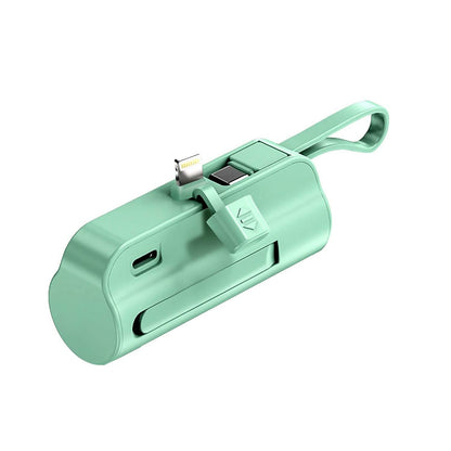 5000mAh Portable Phone Charger Built-in Type C Cable Dual Output DailySale