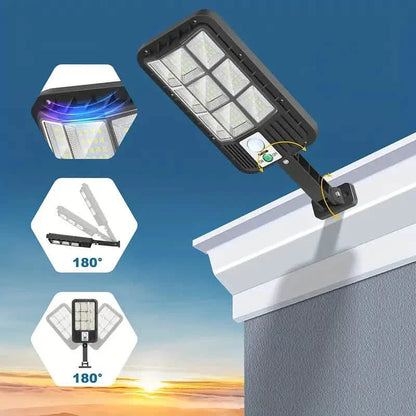 5000LM Solar Flood Light Dusk To Dawn, Solar Powered Outdoor Lights With Security Motion Sensor DailySale