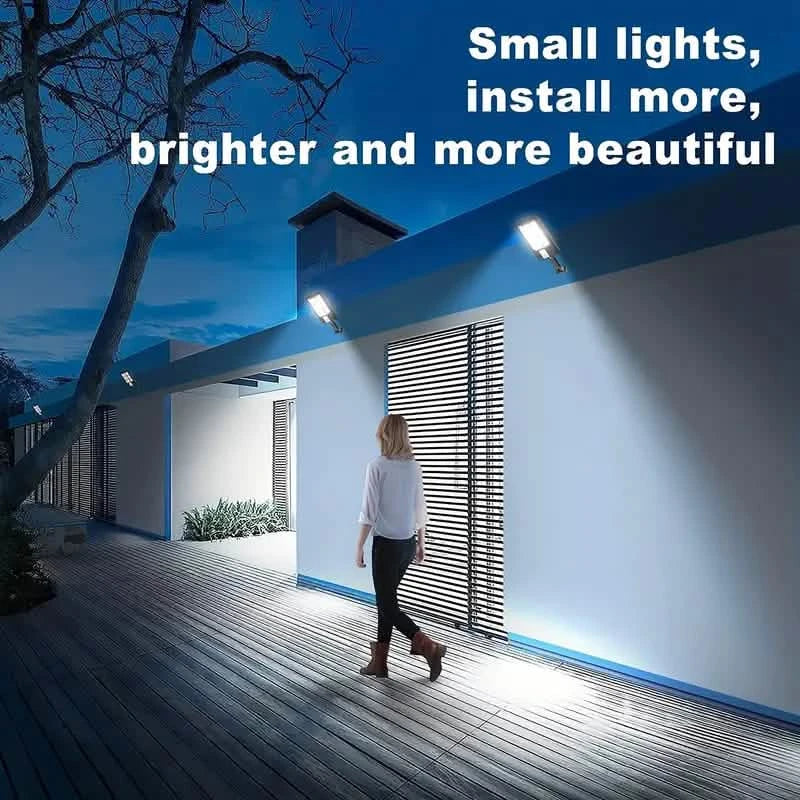 5000LM Solar Flood Light Dusk To Dawn, Solar Powered Outdoor Lights With Security Motion Sensor DailySale