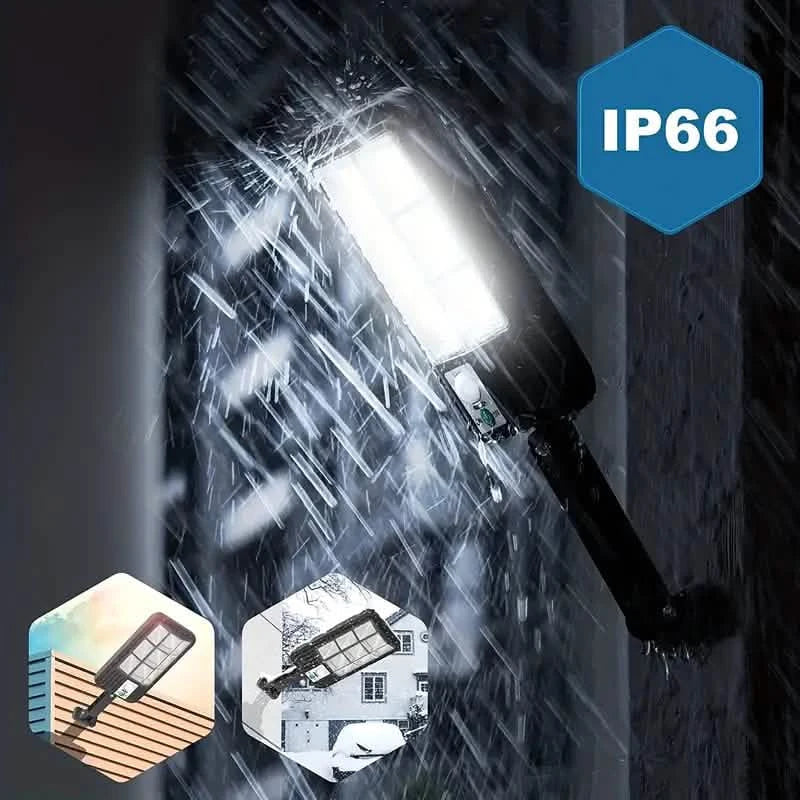 5000LM Solar Flood Light Dusk To Dawn, Solar Powered Outdoor Lights With Security Motion Sensor DailySale