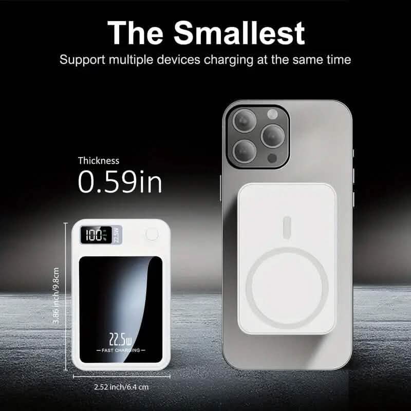 5000mAh Magnetic Wireless Charging Bank 22.5W Fast Charging DailySale