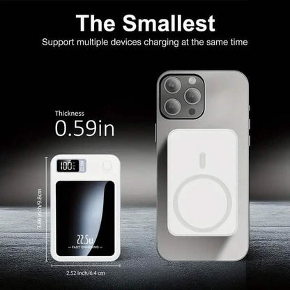 5000mAh Magnetic Wireless Charging Bank 22.5W Fast Charging DailySale