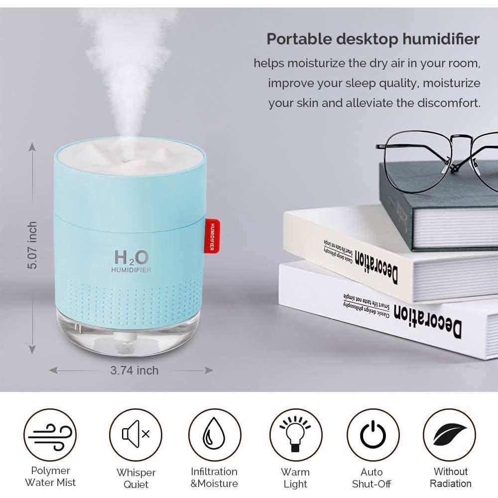 500ml Cool Mist Portable Mini Humidifier DailySale