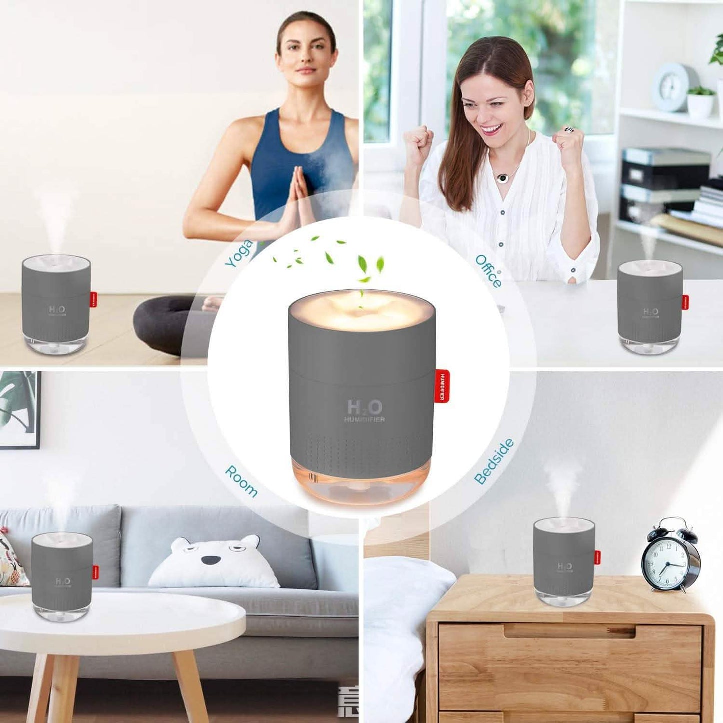 500ml Cool Mist Portable Mini Humidifier DailySale
