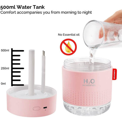 500ml Cool Mist Portable Mini Humidifier DailySale
