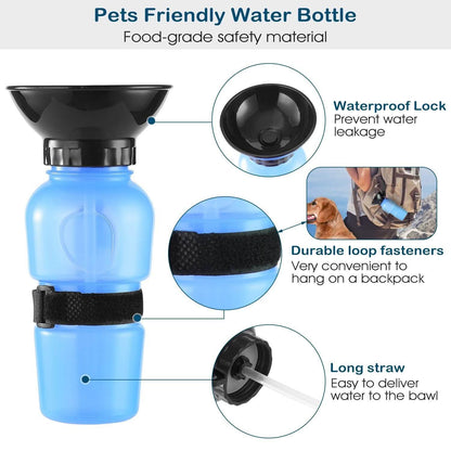 500ml Pet Water Bottle Portable Water Cup DailySale