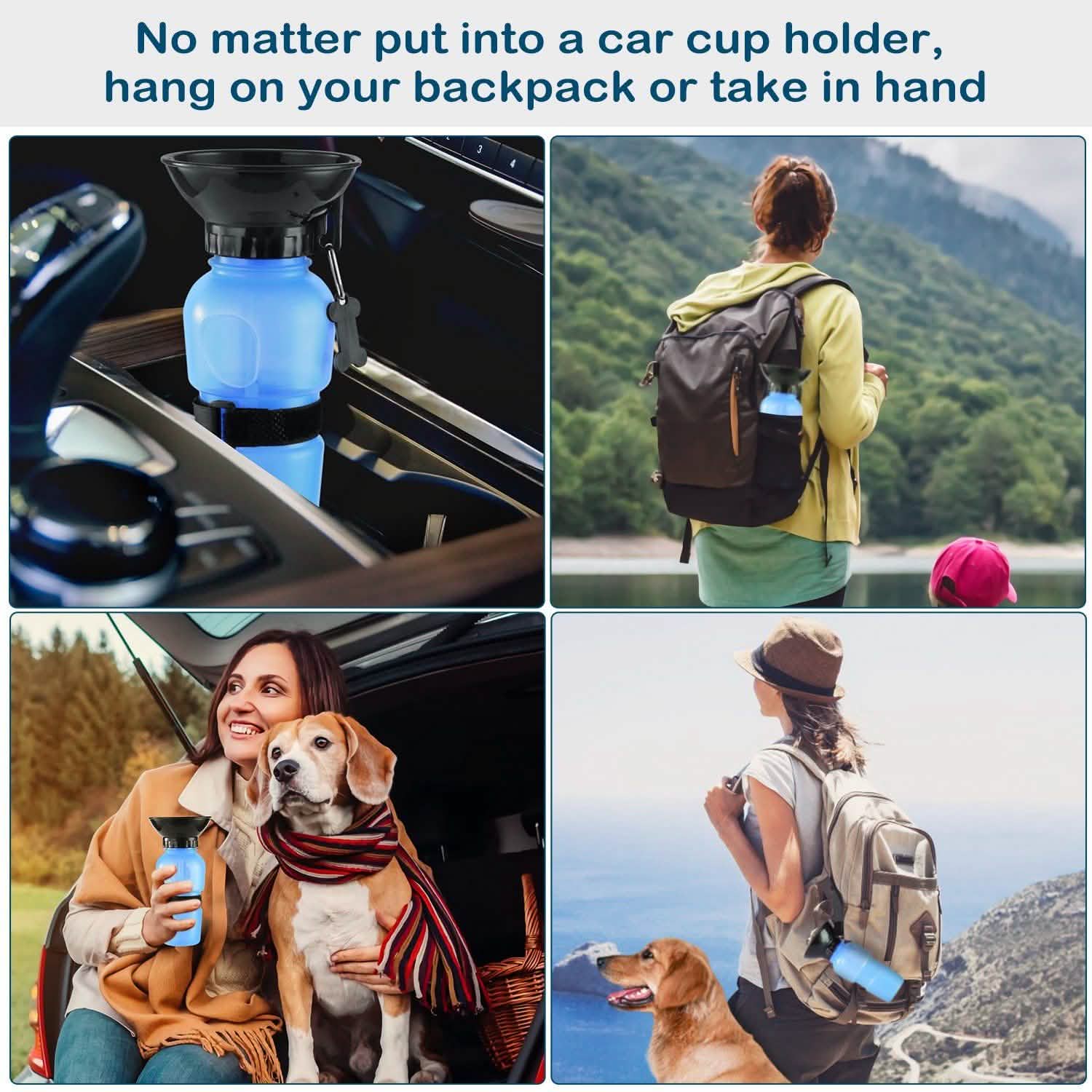 500ml Pet Water Bottle Portable Water Cup DailySale