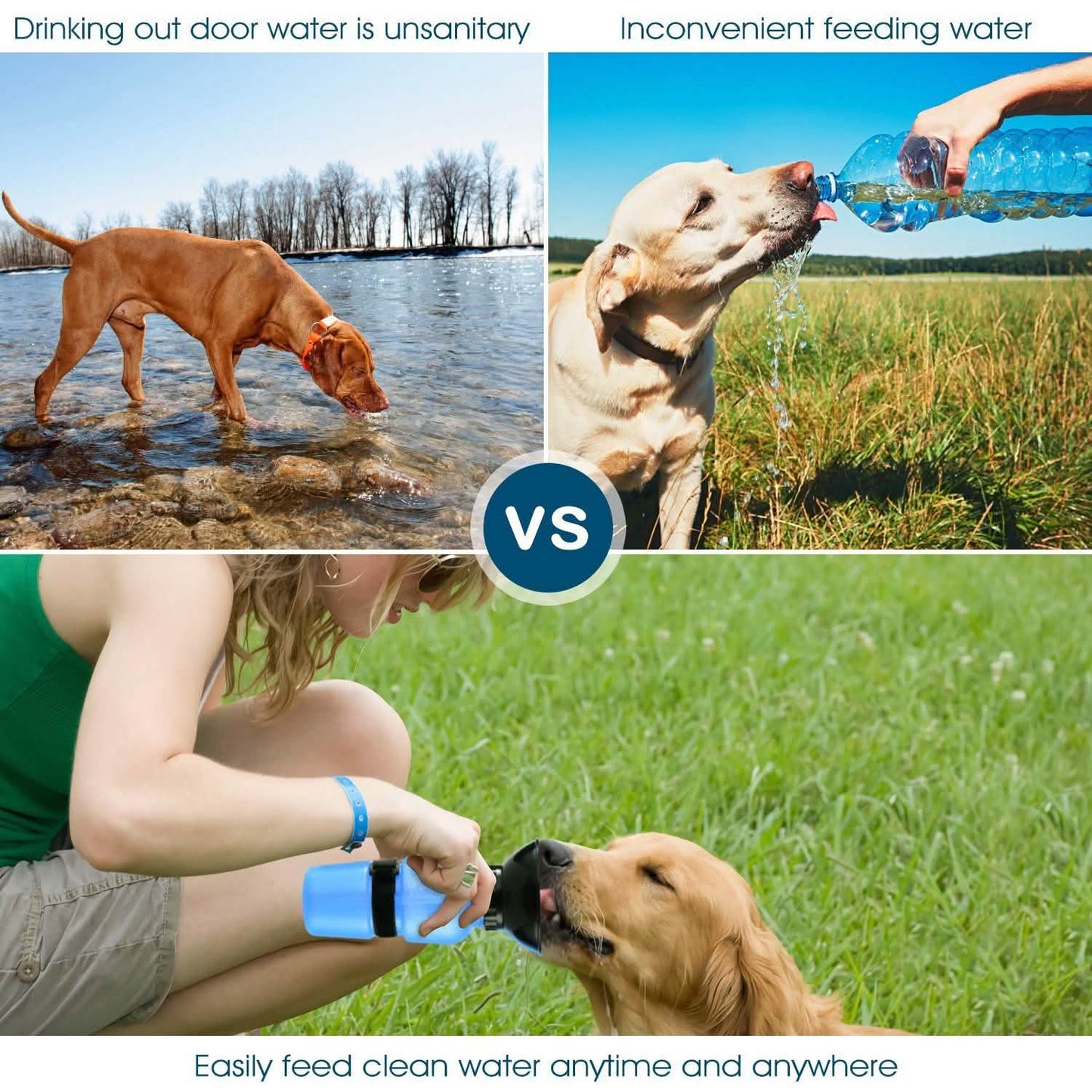 500ml Pet Water Bottle Portable Water Cup DailySale