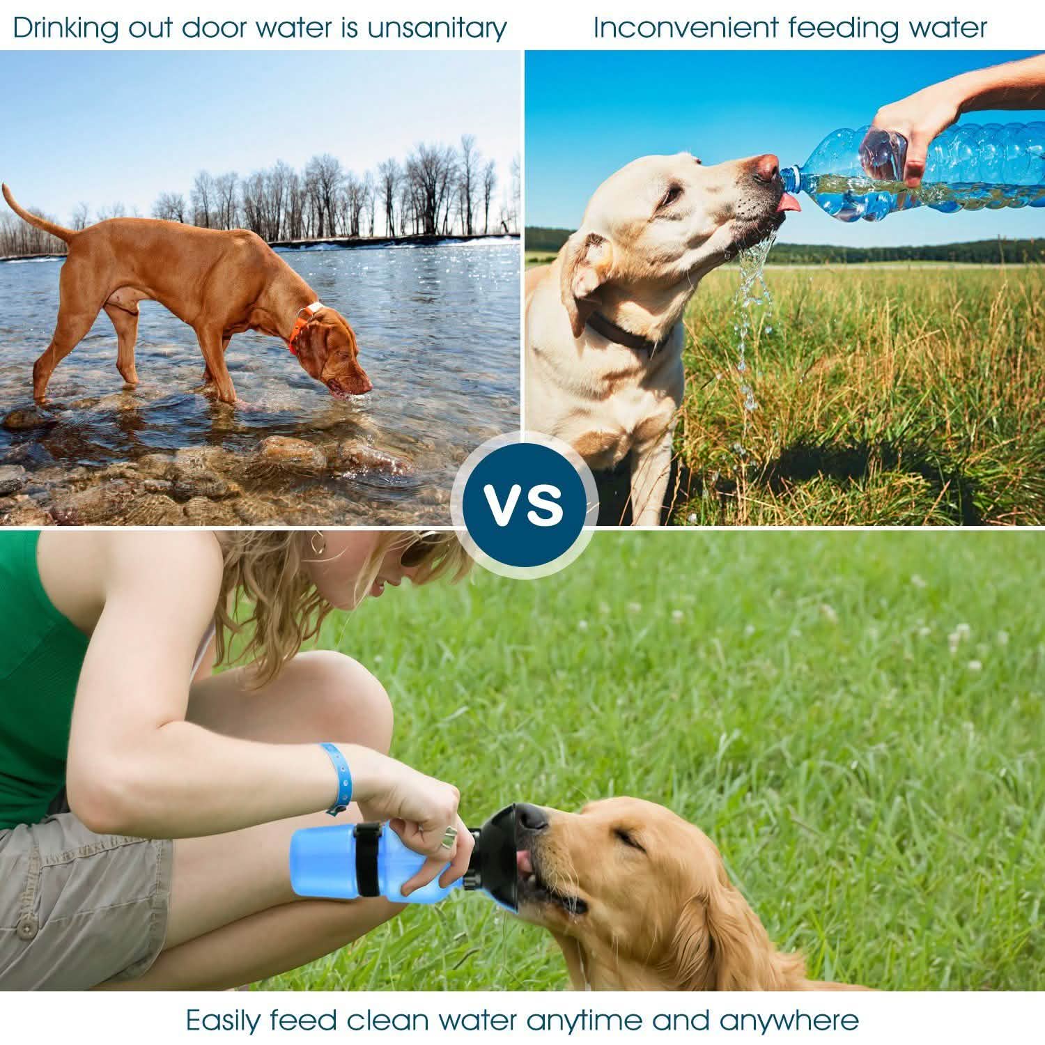 500ml Pet Water Bottle Portable Water Cup DailySale