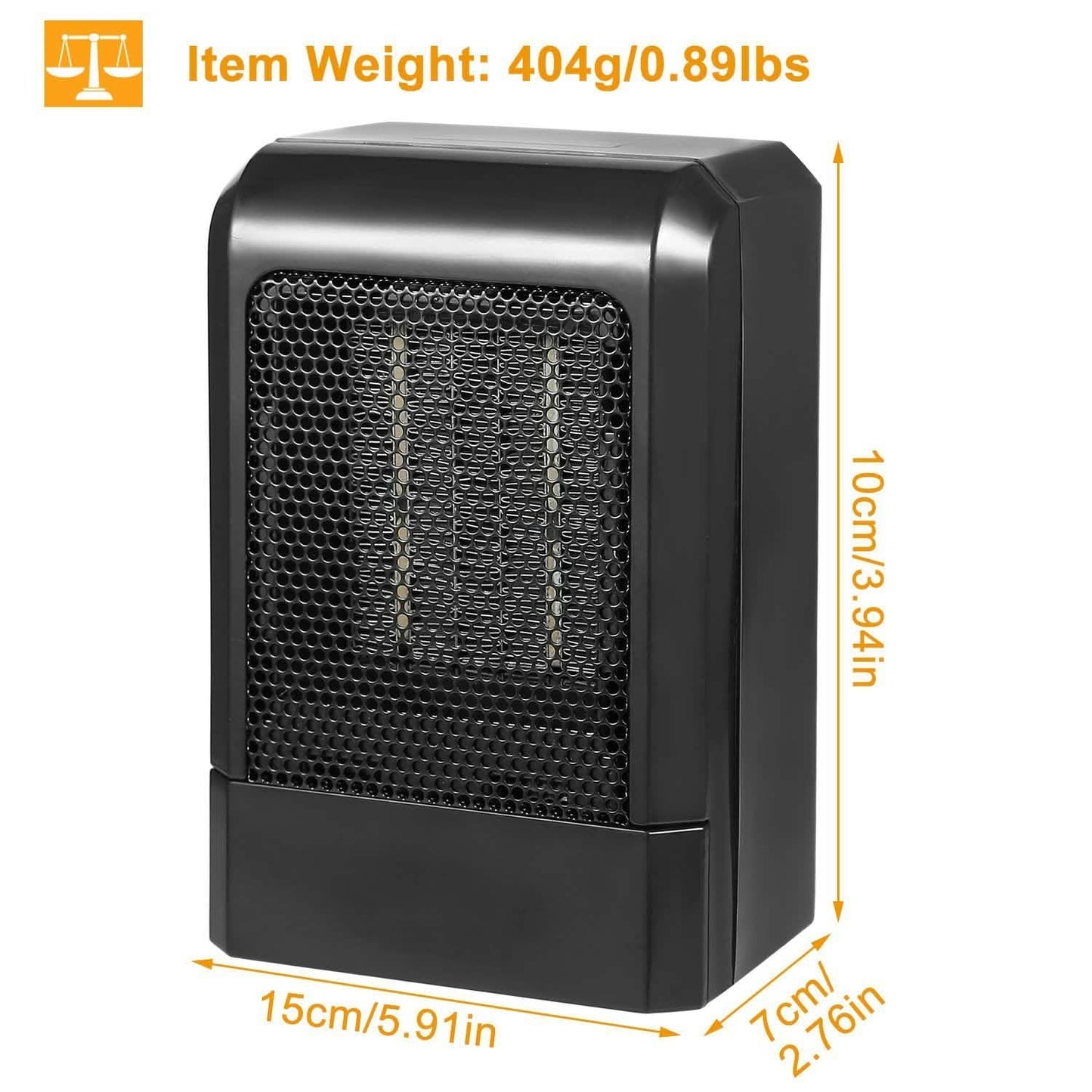 500W Ceramic Portable Electric Heater DailySale