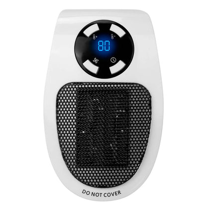 500W Portable Heater Fan Wall Outlet with Remote Control DailySale