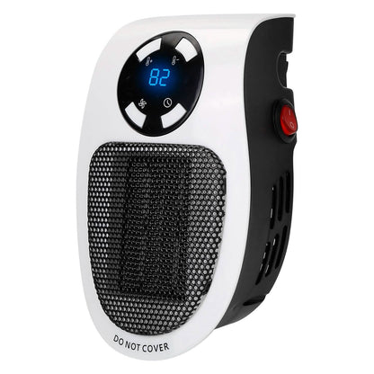500W Portable Heater Fan Wall Outlet with Remote Control DailySale