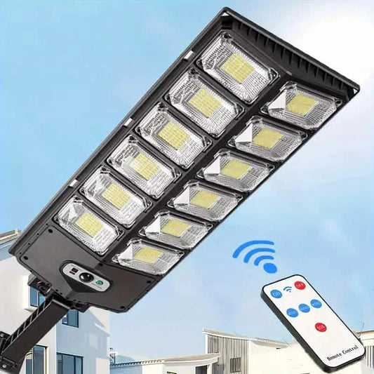 504-LED Ultra-Bright 6500K Solar Motion Sensor Street Light with Remote Control DailySale