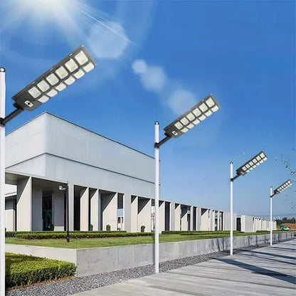 504-LED Ultra-Bright 6500K Solar Motion Sensor Street Light with Remote Control DailySale